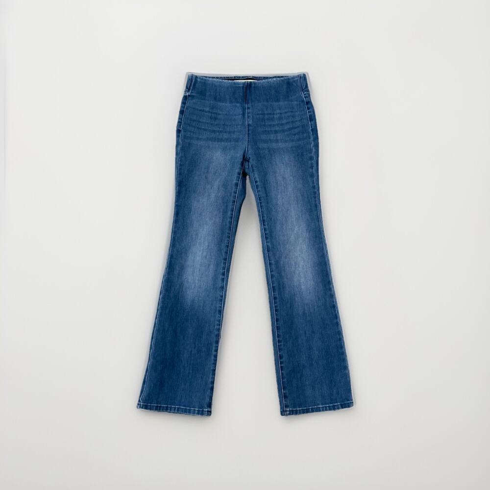 Soft Surroundings Supremely Soft Pull-On Bootcut Denim Elastic Waist Size XSP